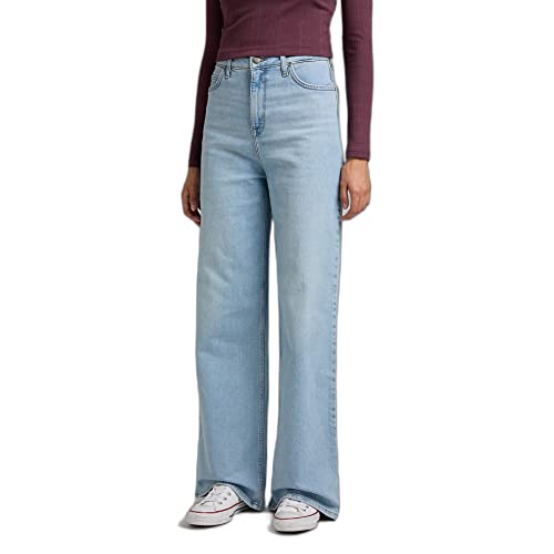 Lee Damen Stella Line Jeans, Sunbleach, 33W / 33L EU