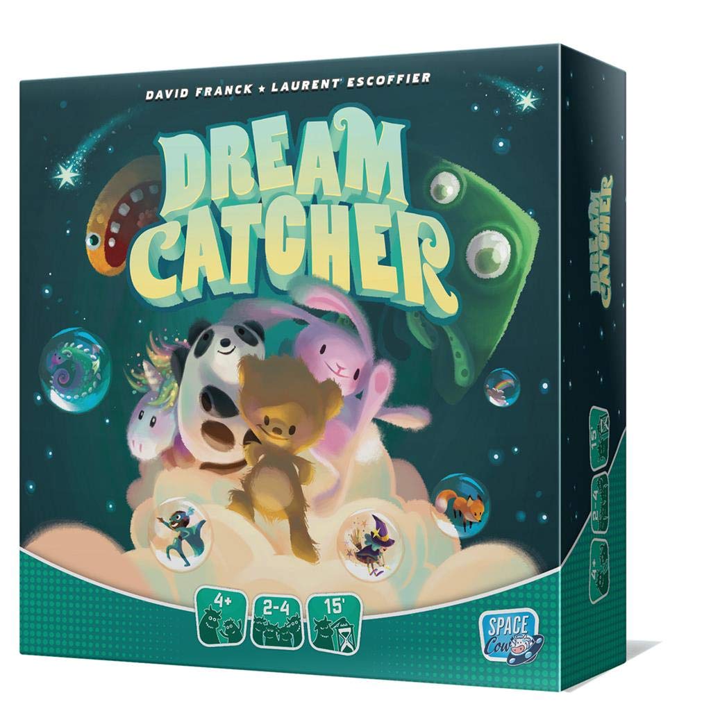 Space Cow | Dream Catcher | Brettspiel für Kinder | ab 4 Jahren | 2 bis 4 Spieler | 15 Minuten pro Spiel | Spanisch