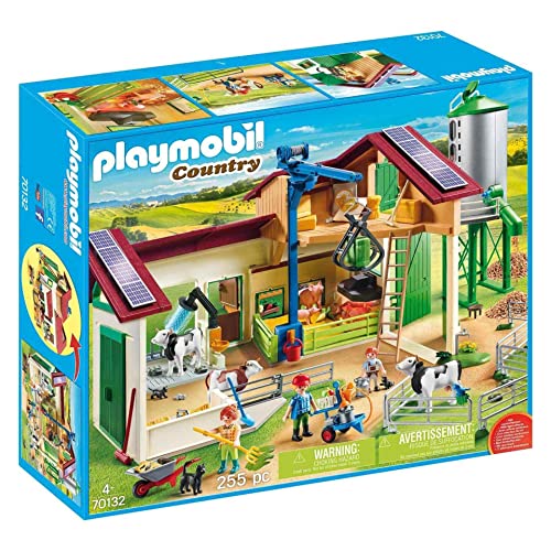 Playmobil Konstruktions-Spielset "Großer Bauernhof mit Silo (70132) Country"