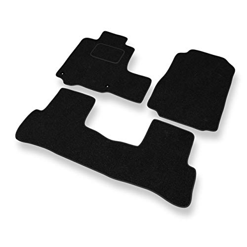 Mossa Fußmatten - 3-teilig - schwarz - Automatten Velours - 5902538786423