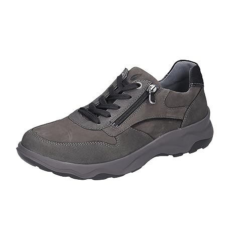 Waldläufer Herren Halbschuh H-Max Leder-glatt/genarbt taupe Gr. 43