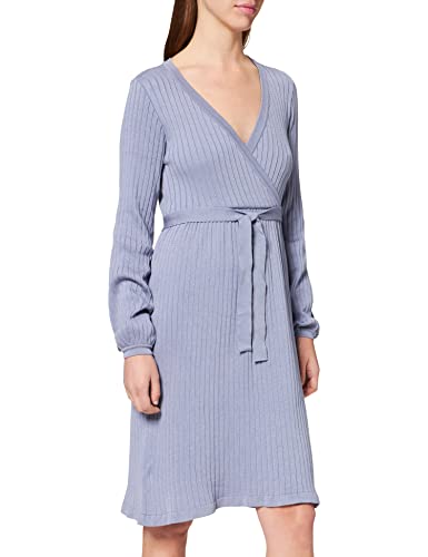 ESPRIT Maternity Damen Dress Knit ls Kleid, Grey Blue-423, XXL