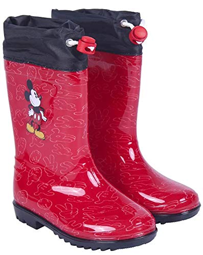 Disney Mickey Mouse Gummistiefel Regenstiefel Stiefel Schuhe Gr. 24 rot *Neu*Ovp*