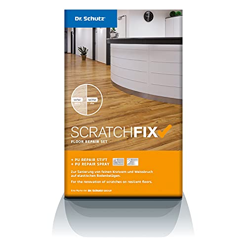 Dr. Schutz 0601000450 Scratch Fix PU Reparatur-Set für Vinyl-Bodenbeläge, Designboden, PVC und Linoleum zur Kratzerentfernung, Reparaturset