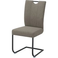 Polsterschwingstuhl - braun - Stühle > Esszimmerstühle - Möbel Kraft