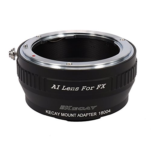 KECAY Objektiv Mount Adapter Ring Objektiv Adapterringe für Nikon AI Objektiv auf Fujifilm FX Kamera X-Pro1, X-E1, X-E2, X-A1, X-M1, X-T1, X-T10, AI-FX