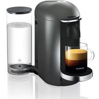 Krups Nespresso XN900T Vertuo Plus Kaffeekapselmaschine | 5 verschiedene | kleine Kapsel für Espresso | Titanium/Edelstahl | 1,7 L Wassertank