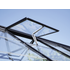 Vitavia Dachfenster für Gewächshäuser, Aluminium, schwarz 62 x 55 cm