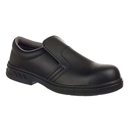 Portwest Steelite Slip on safety shoe S2, Herren Sicherheitsschuhe, Schwarz (Black), 38 EU (5 UK)