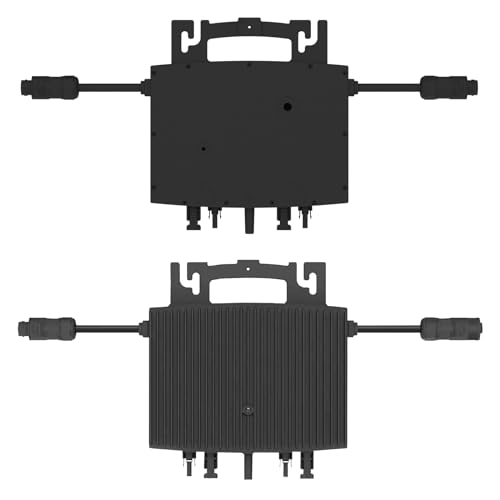 E-Star 800W bis 1800W Micro-Wechselrichter mit WiFi für Solarmodule, HERF Microinverter Inverter für Mini-PV Plug & Play Balkonkraftwerk, Mikrowechselrichter, Solar