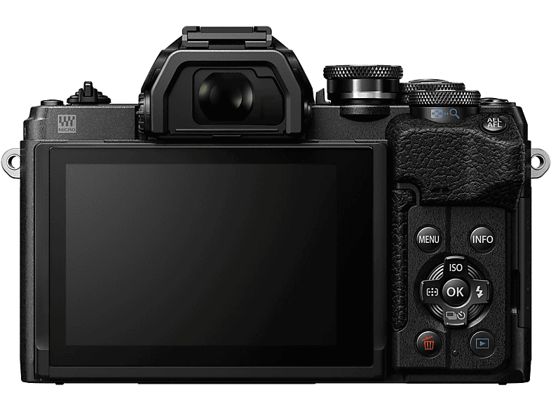 OLYMPUS OM-D E-M10 Mark IV Pancake Kit, 14-42mm F3.5-5.6, kompakte Selfie Systemkamera, 7,6 cm Display Touchscreen, WLAN 2
