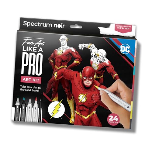 Spectrum Noir Pro Fan Art Set – 24-teilig – The Flash