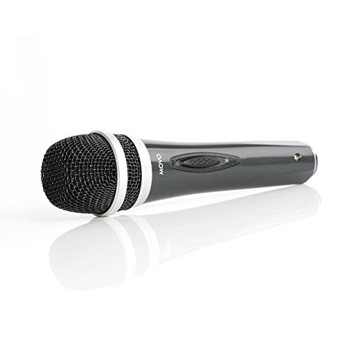 Movo MV-M1 Dynamisches XLR-Nieren-Handmikrofon für Aufführungen, Instrumente und Live-Aufnahmen