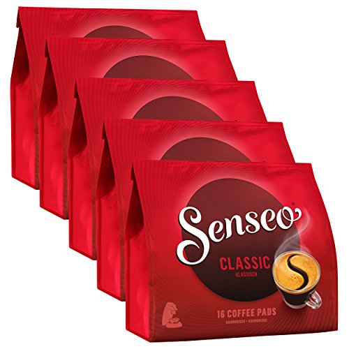 Senseo Classic, 16 Kaffee Pads, 5er Pack (5 x 111 g)