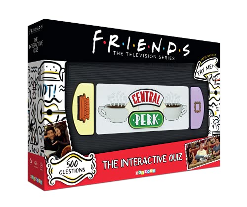 TOMY Games Friends The Interactive Quiz Game, Friends TV Series, Friends Quiz, Adult Game, Friends TV Show, Interactive Games, Suitable for Adults and Teenager 14 Years+, Multicoloured, T73292