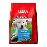MERA essential Junior 1, Hundefutter trocken für Welpen, Trockenfutter mit Geflügel Protein, gesundes Futter für junge Hunde, ohne Weizen (12,5 kg)