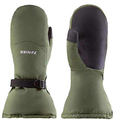 Zanier Unisex – Erwachsene 40189-7300-6,5 Handschuhe, Olive, 6.5