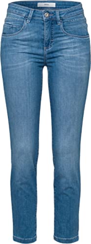 BRAX Women's Style Shakira Verkürzt Jeans - Used Summer Blue - Gr. DE 36