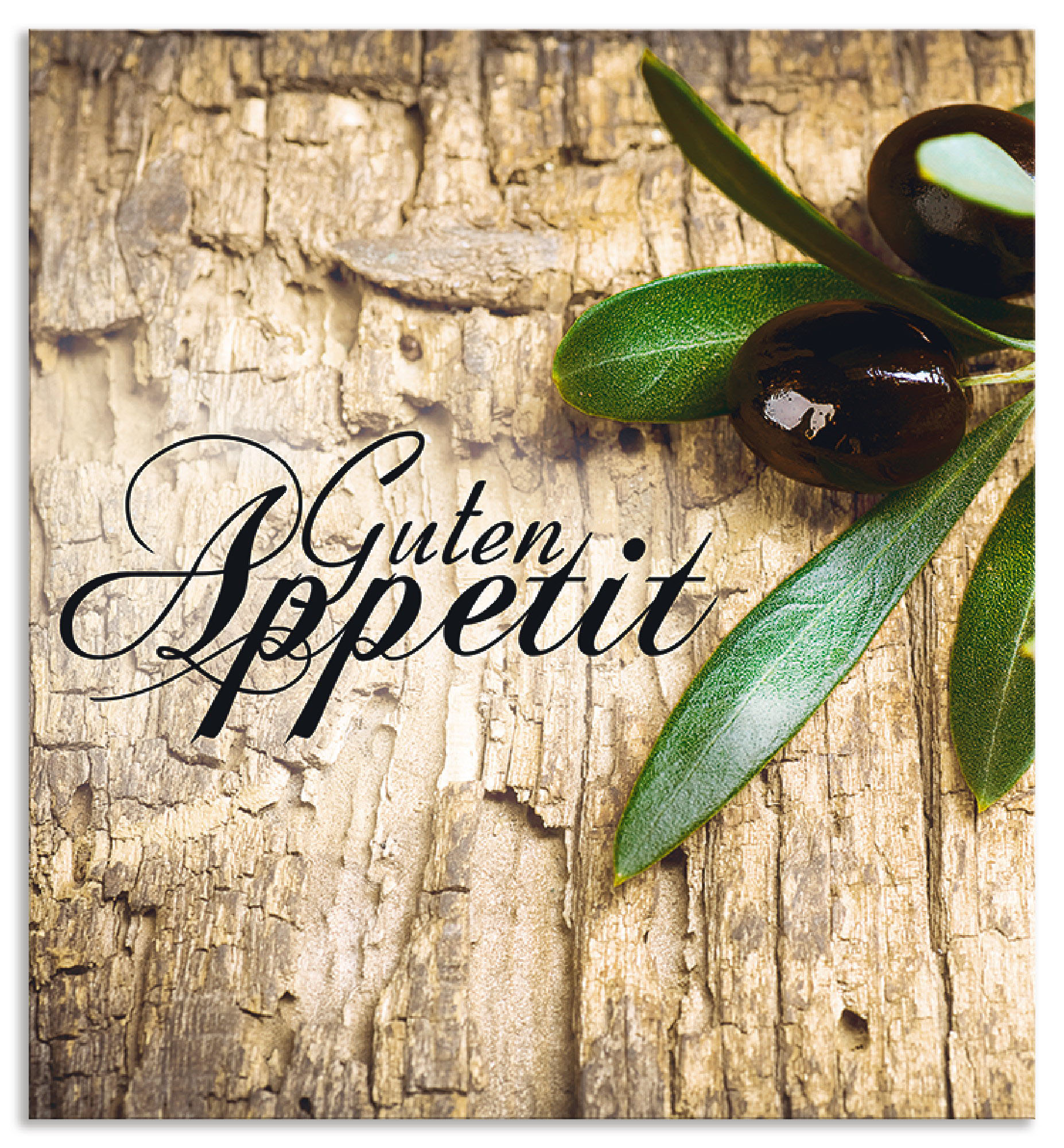 Artland Küchenrückwand "Oliven Guten Appetit", (1 tlg.)
