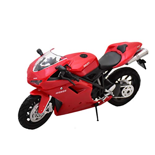 Modell-Motorrad Ducati 1198, rot, Modell Maßstab 1:12(farblichsortiert)