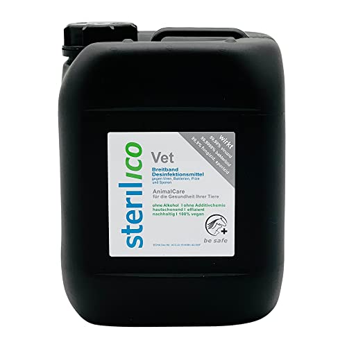 sterilico – Vet – Desinfektionsmittel zur Wund- und Hautbehandlung von Tieren (5l)