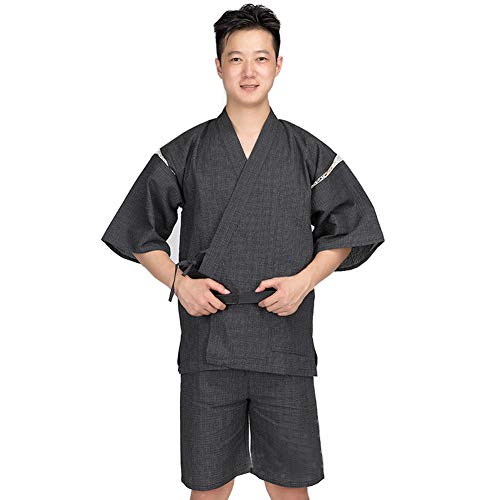 Fancy Pumpkin Jinbei Männer japanischen Stil Kleid Kimono Pyjamas Anzug Größe XL-A17