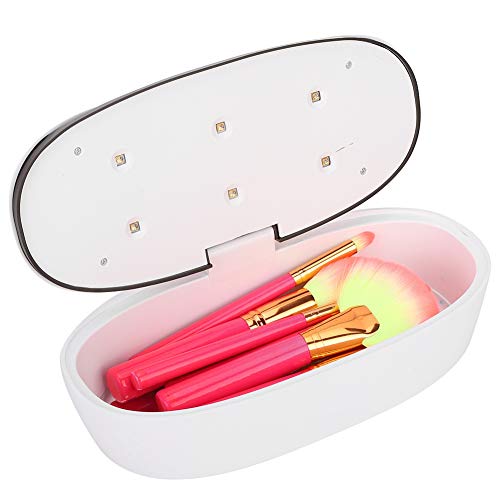 Nagelwerkzeuge Sterilisator, UV-Sterilisator Box UV-Desinfektionsbox Maschine für Make-up Pinsel Salon Tools Geschirr(9 Chips-EU)