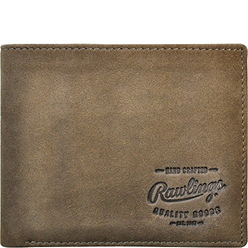 Rawlings Men's Double Steal Bifold, Brown