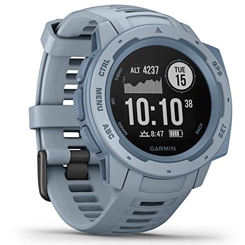 Garmin Instinct - wasserdichte GPS-Smartwatch mit Sport-/Fitnessfunktionen und bis zu 14 Tagen Akkulaufzeit. Herzfrequenzmessung am Handgelenk, Fitness Tracker (Generalüberholt)