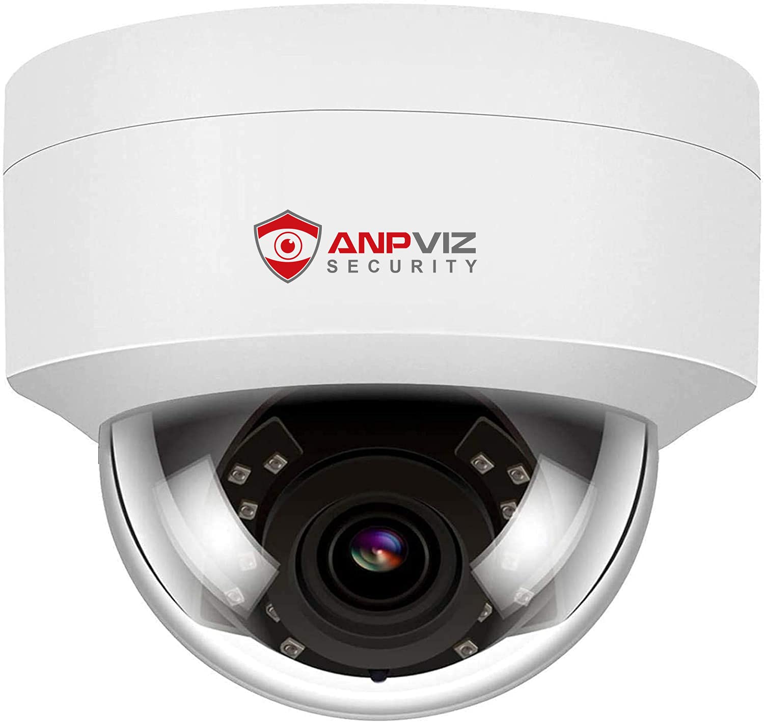 Anpviz 4K HD POE IP Dome Kamera Outdoor Innen, 8MP IP Überwachungskamera CCTV Kamera IR Nachtsicht Bewegungserkennung wasserdichte für Außen Audio Mikrofon 108° Betrachtungswinkel(U Serie)