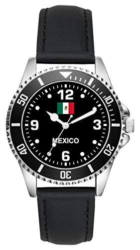 Mexico Mexiko Mexikaner Geschenk Artikel Idee Fan Uhr L-6337