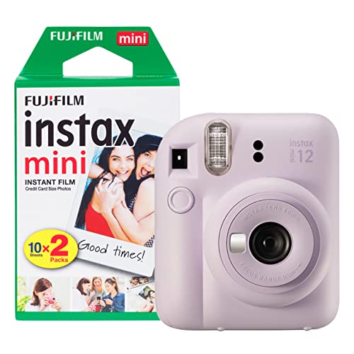 Fujifilm Instax Mini 12 Sofortbildkamera, mit 20 Aufnahmen, Lila