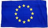 trends4cents Top Qualität - Flagge Europa EU Europäische Union Fahne, 250 x 150 cm, EXTREM REIßFEST, Keine BILLIG-CHINAWARE, Stoffgewicht ca. 100 g/m², sehr robust
