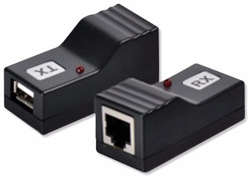 S/CONN maximum connectivity USB-Verlängerungs SET über Cat 5e / Cat 6 Kabel Übertragung bis zu 50m, kein Netzteil erforderlich (75608)