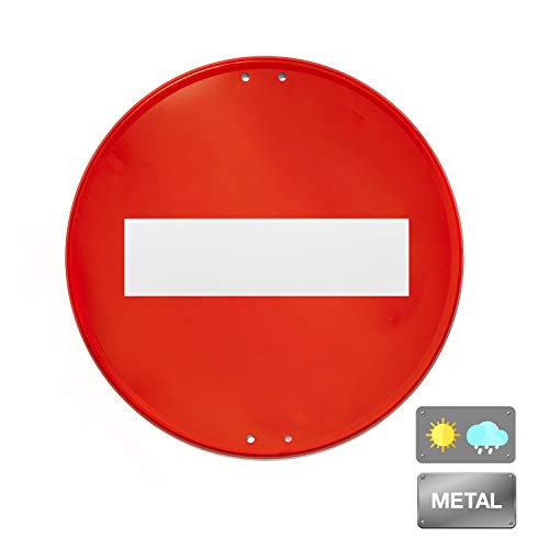 Normaluz V10060 – Schilder, rund, verbotenes Metall, 50 cm