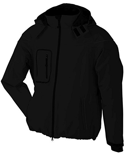 Men's Winter Softshell Jacket/James & Nicholson (JN 1000) S M L XL XXL Schwarz,XL