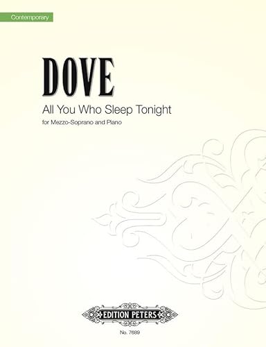 Jonathan Dove-All You Who Sleep Tonight-BOOK