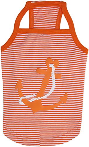 Pinkaholic New York NAQB-TS7220 Hunde T-Shirt, Oceanic II, Large, orange