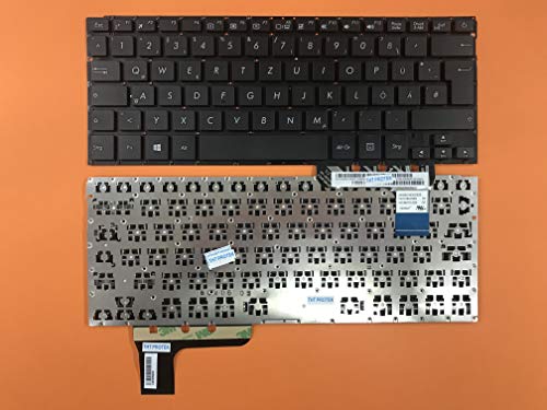 DEUTSCHE - Tastatur Keyboard ohne Beleuchtung, Rahmen Kompatibel für Asus Zenbook UX303LN