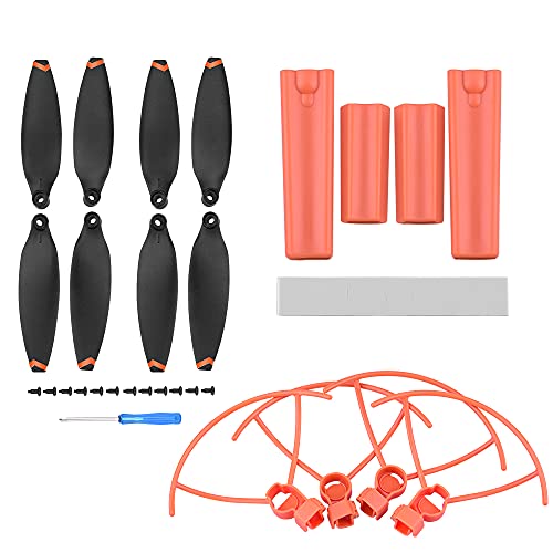 ETLIN Craft Propellerschutz-Fahrwerk for FI-MI X8 Mini/Mini V2 Propellerschutz, leichtes Flügelventilator-Zubehör Parts (Color : Orange Set)