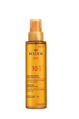 NUXE SUN aceite bronceador rostro y cuerpo SPF10 150 ml