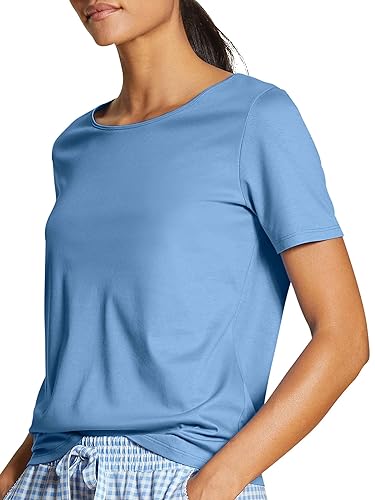 CALIDA Damen Favourites Cottage T-Shirt, Allure Blue, 40-42 (S)