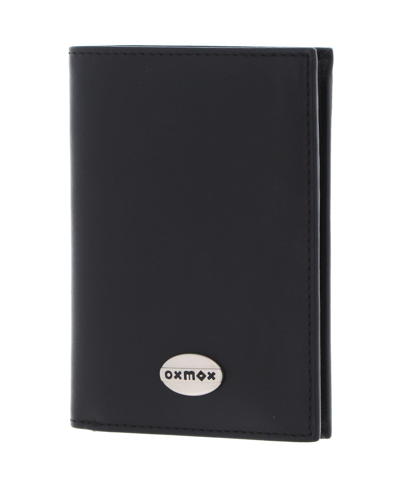 Oxmox Leather - Geldbörse 8cc 12.5 cm RFID black
