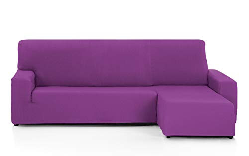 Martina Home Tunez Schutzhülle Sofa für Chaise Longue, 32 x 17 x 42 cm kurzer rechter Arm (Vorderansicht) 32x17x42 cm Lila (CARDENAL)