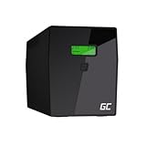 Green Cell 1500VA 900W Überspannungsschutz, schwarz, UPS04, Multicolor