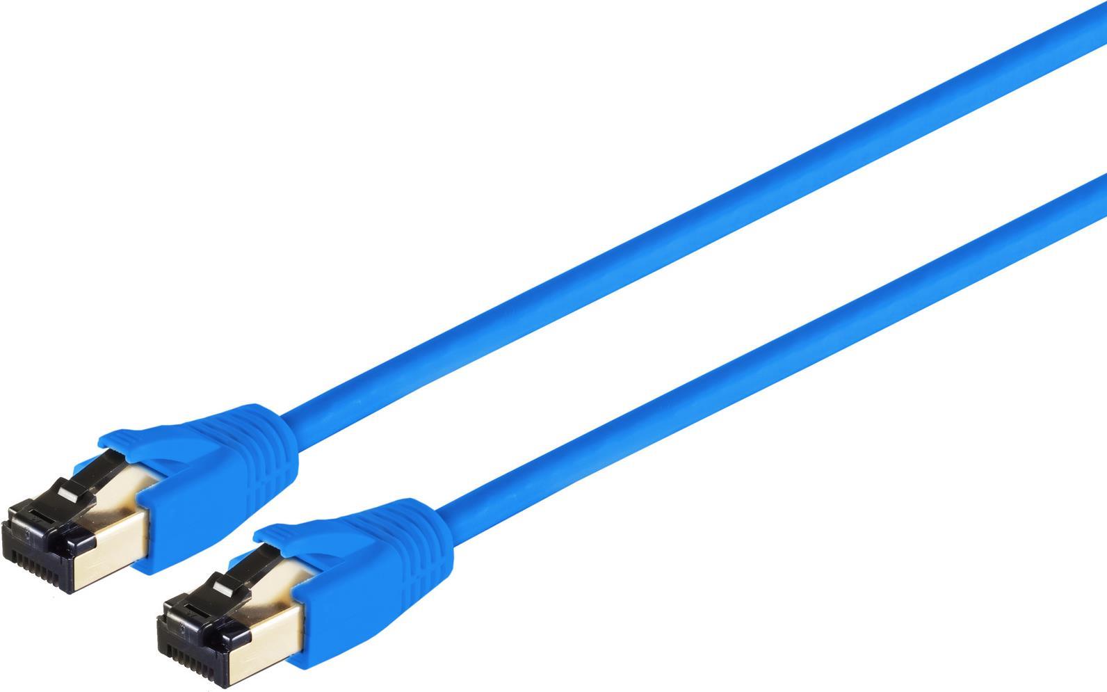 S/CONN maximum connectivity Netzwerkkabel-Patchkabel cat. 8.1 F/FTP PIMF LSZH blau 10,0m (08-41071)