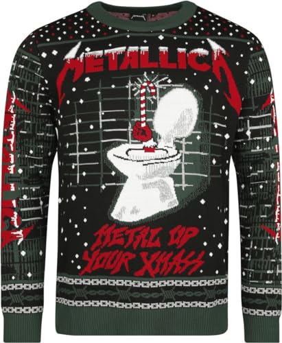 Metallica Christmas 2023 (Metal Up Your Ass) Männer Weihnachtspullover Multicolor S