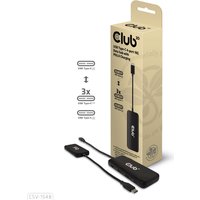 Club3D USB-Hub Typ C > 4x USB Typ C 10Gbps + 100W PD St/Bu retail (CSV-1548)