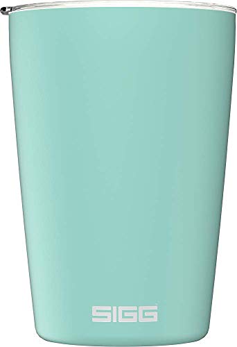 SIGG Neso Cup Glacier Thermobecher (0.3 L), schadstofffreier und doppelwandig isolierter Kaffeebecher, Coffee to go Becher aus 18/8 Edelstahl
