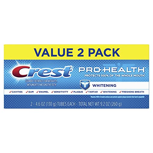 Crest Whitening Zahnpasta, 4,6 oz, 2 Stück